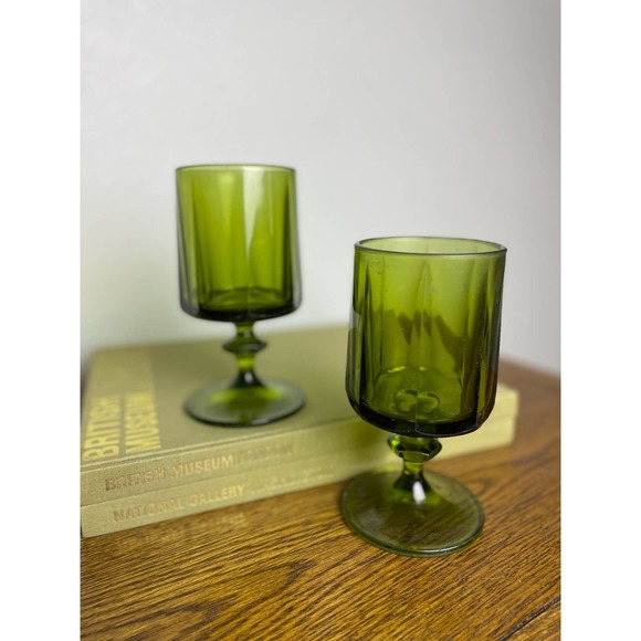 Colony Nouveau Green - Olive Green - 2 Water Glassed - Picture 7 of 7